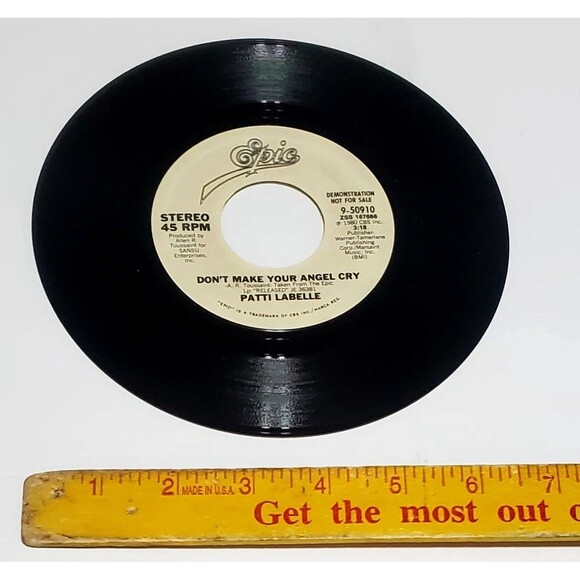 Patti LaBelle 45 RPM Promo Vinyl – Don’t Make Your Angel Cry / Love Learn - Picture 8 of 11